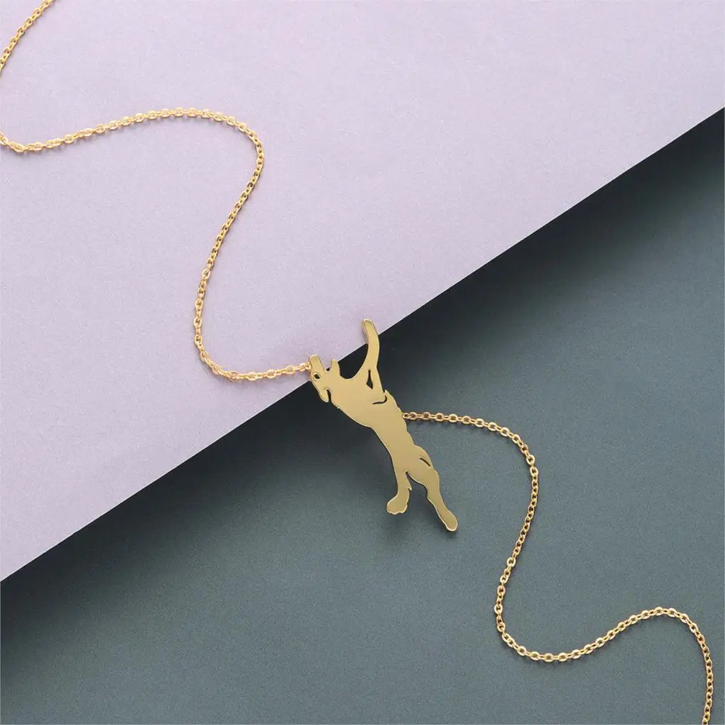 Ожерелье Kinitial в виде немецкой овчарки ожерелье с собакой животного собаки