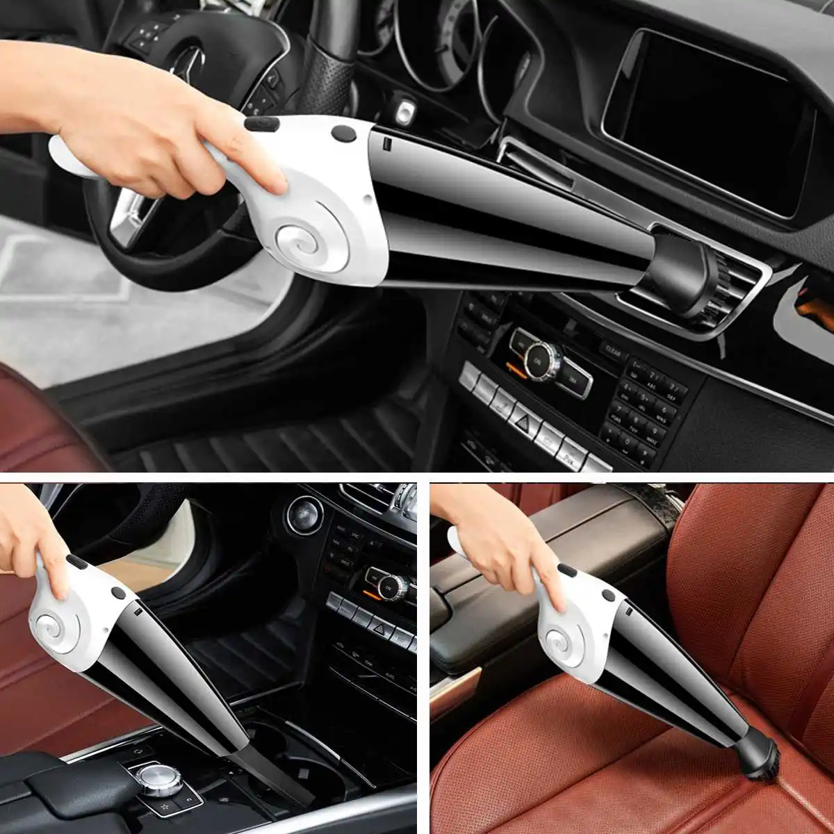 120 Вт пылесос для домашнего автомобиля Asur Voiture Wet& Dry двойного назначения Ручной беспроводной пылесос перезаряжаемый с фильтром