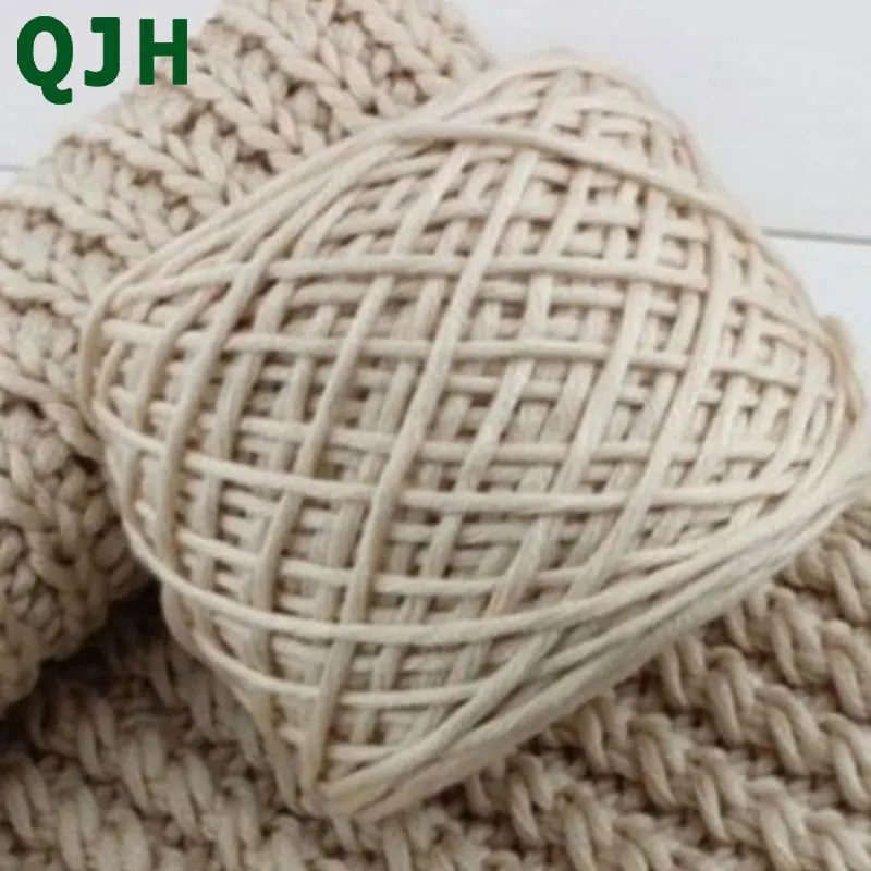 200 г/шт. 100% хлопок шарф пальто свитер ручная вязка грубая пряжа шерстяная тканая