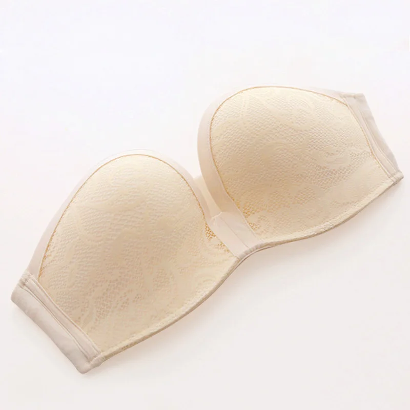 

Sexy Lace Push Up Bras for Women Bralette Underwear Women Strapless Bra Invisible Sexy Wedding Bra Soutien Gorge Seamless Bra