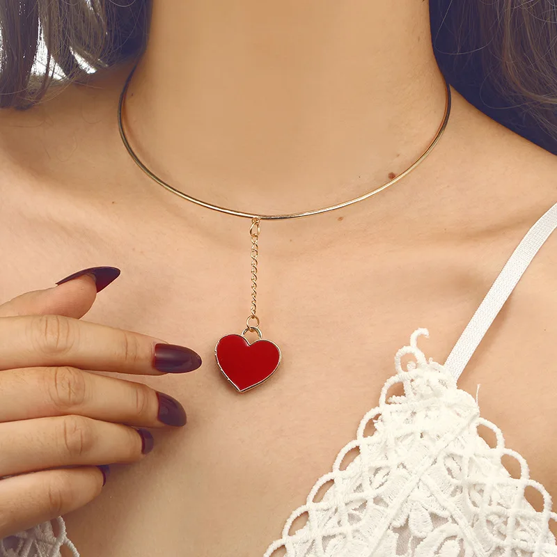 Ожерелье-чокер в стиле Харадзюку из черной замши бархатной кожи Стразы женское