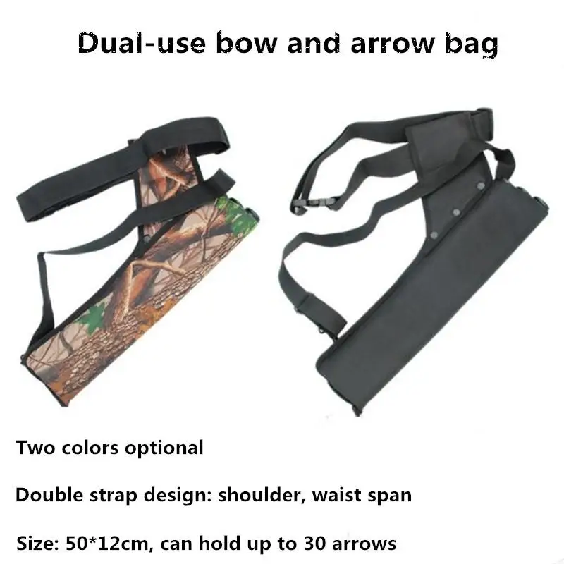 

Mounchain 3 Tubes Arrows Quiver Tube Arrows Holder Portable Waist Strape Hunting Bag