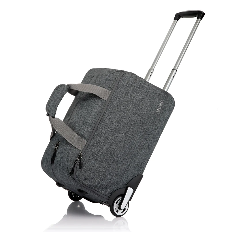 YESO Колесные Сумки Серый мужская Сумка Тележка Легкий Ручной клади Проверить