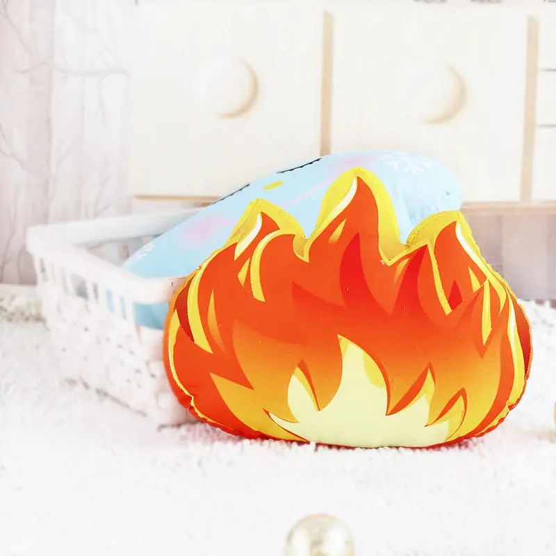 fire 1 шт., плюшевая подушка с рисунком голубого Облака/огня/кактуса, плюшевая диванная Подушка С КАКТУСОМ, подарки на день рождения, украшение дома, детские игрушки для девочек - Цвет: fire