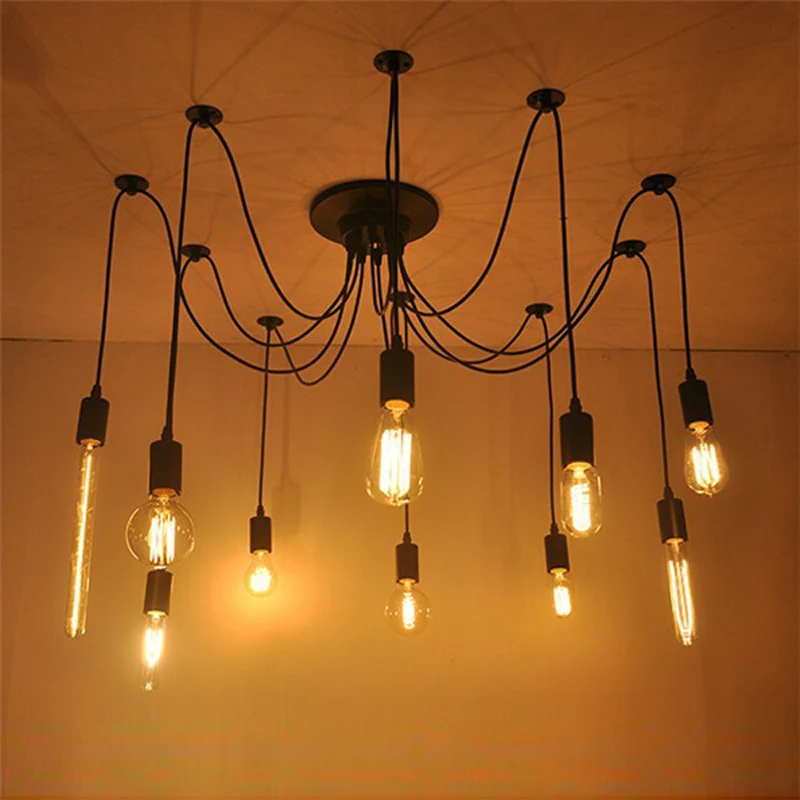 Паук свет потолочные подвесные установки верхнего света ванная комната