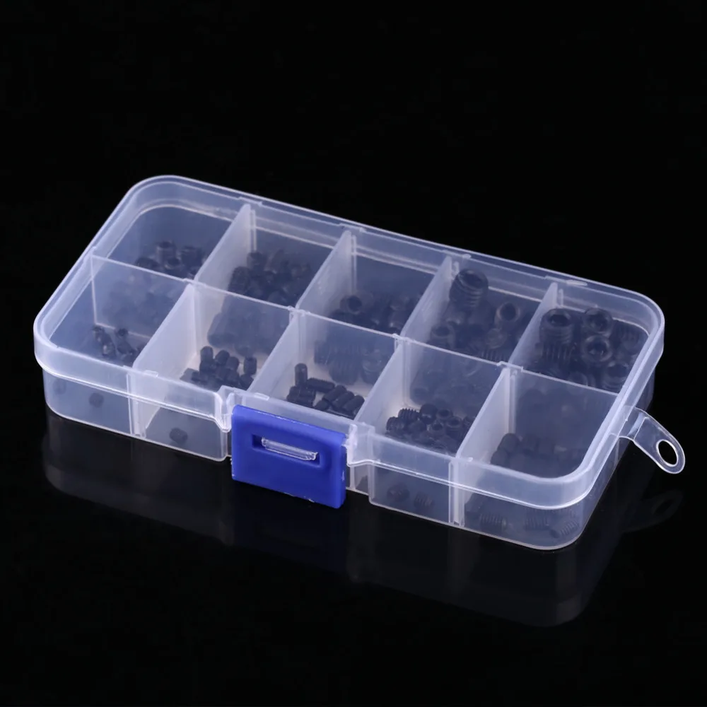 200 шт./компл. набор винтов с шестигранным углублением в ассортименте коробке