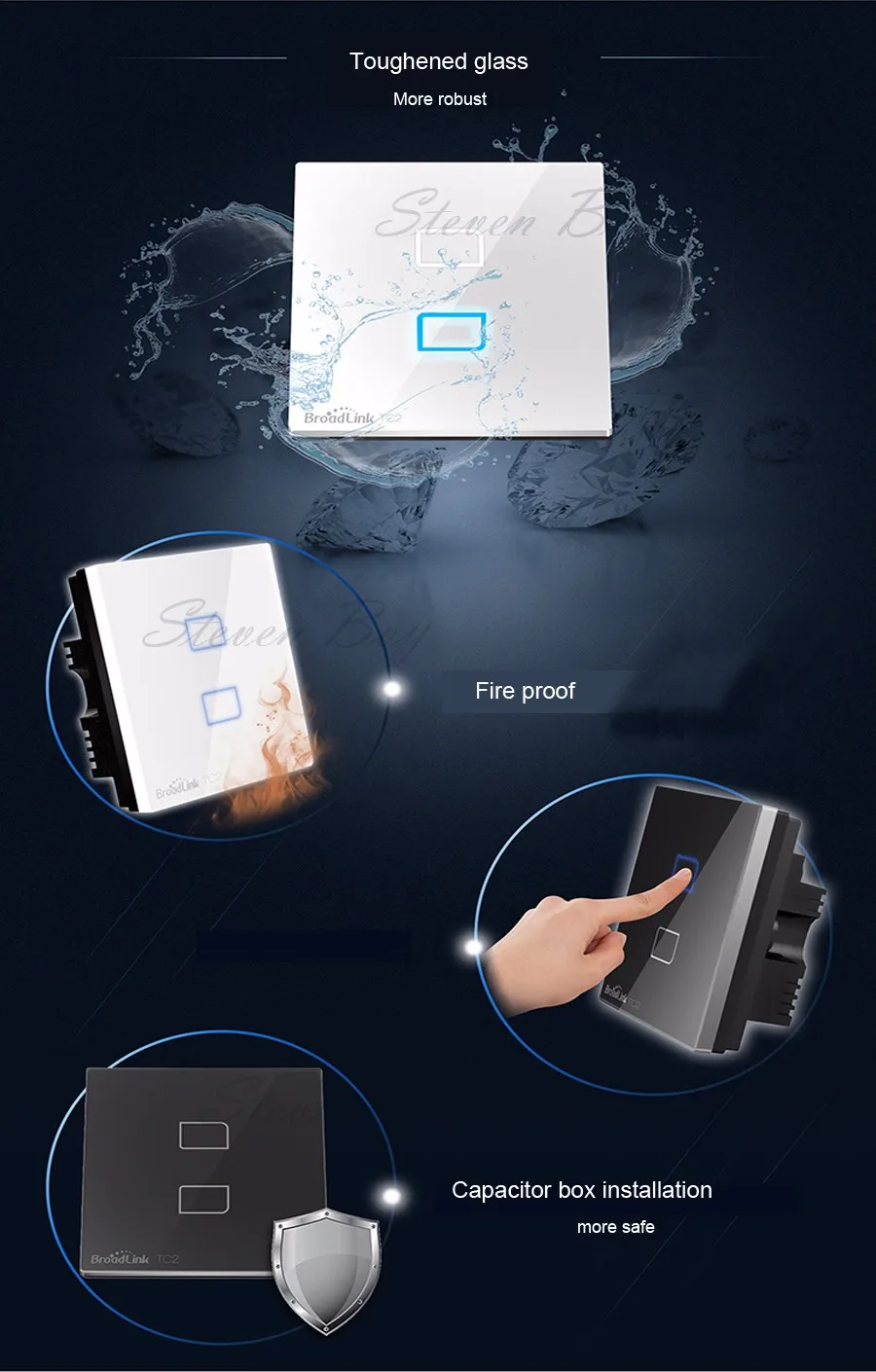 Обновленный Broadlink Rm Pro+ Универсальный Wifi умный пульт дистанционного управления Лер ЕС сенсорный настенный переключатель для интеллектуального освещения через Интернет