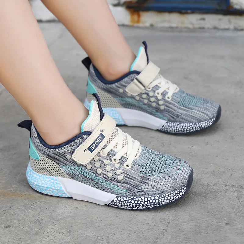 Новинка 2019 сетчатые дышащие кроссовки для детей мальчиков и девочек уличная