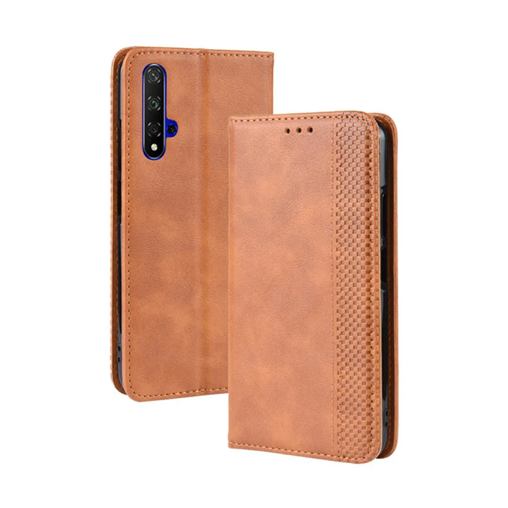 Для huawei Nova 5T чехол 6 26 дюймов роскошный Флип PU кожаный в виде бумажника магнитный