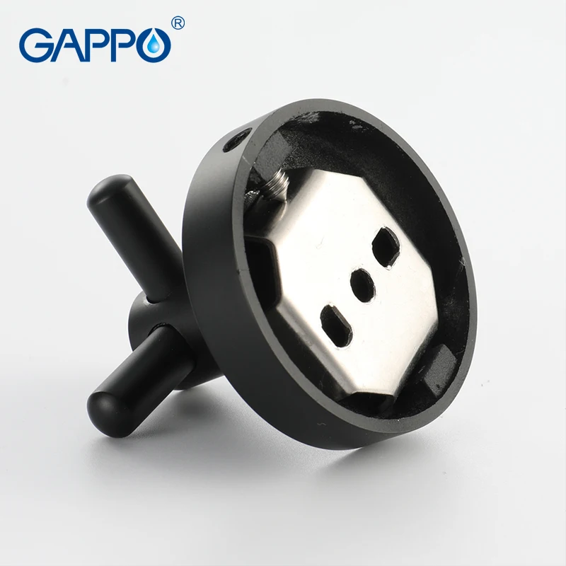 GAPPO крючки для халатов ванная комната настенный черный полотенца держатель