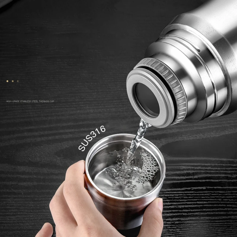 Термос из нержавеющей стали на 800 мл термос Изолированная бутылка для воды