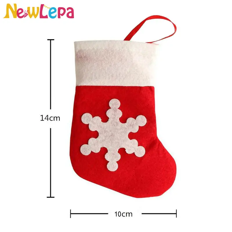 8 шт./лот рождественские чулки посуда столовые сумки Обеденный нож вилка