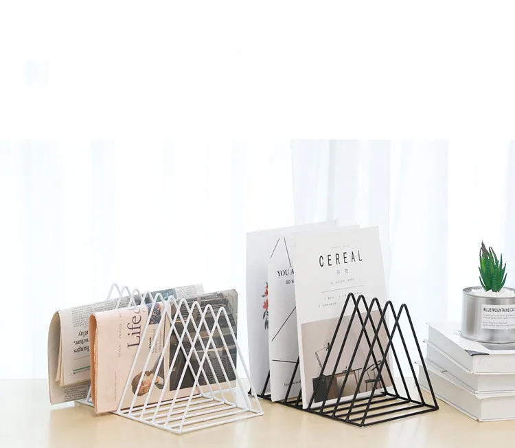 1 шт. железная книжная полка стойка для журналов хранения газет винтажный