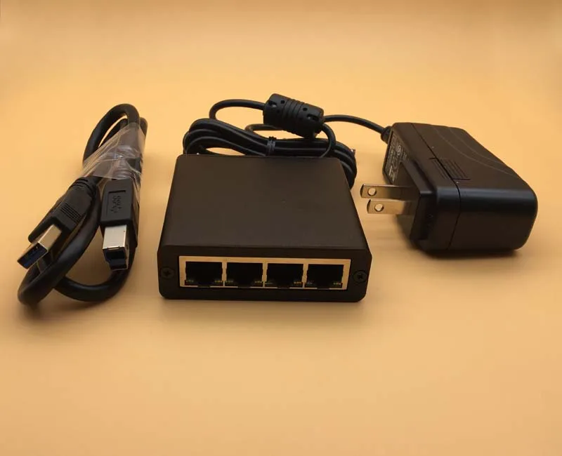 Адаптер Gigabit Ethernet Controller 4 порта USB 3.0 10/100/1000 м сетевой карты платы NIC|network card|nic cardgigabit