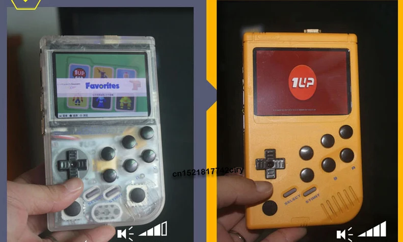 Двойной джойстик аркадная ручная игра Raspberry Pi Ретро gameboy игровая консоль супер HD