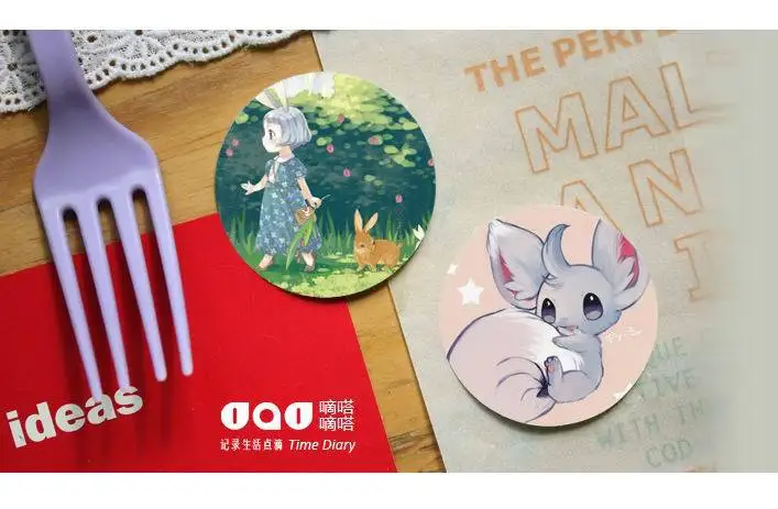 38 листов/Набор Kawaii мультфильм Мини бумажная наклейка s украшения DIY Скрапбукинг стикер канцелярские принадлежности