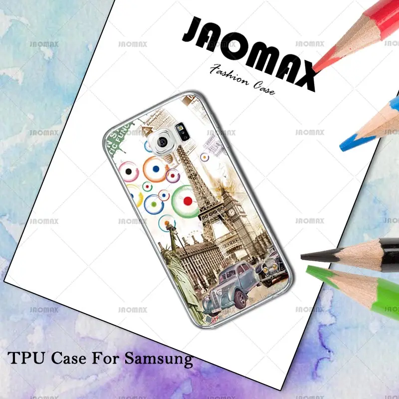 Jaomax брендовый чехол с Эйфелевой башней для samsung Galaxy S3 S4 S5 S6 Edge S7 S8 Plus Прозрачный