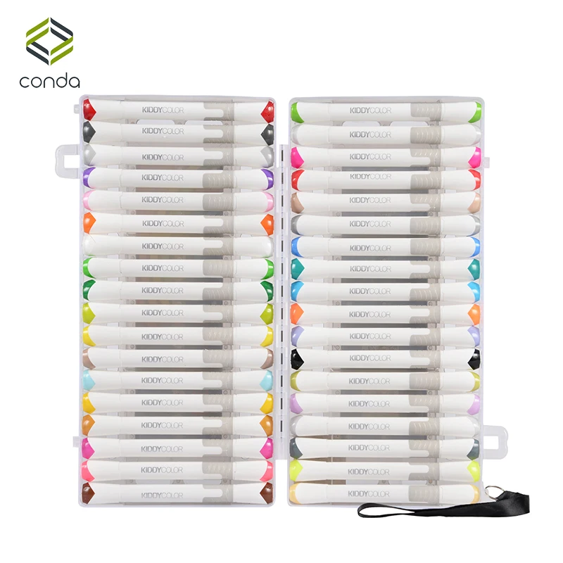 CONDA маркерная ручка с двумя наконечниками 36 шт./компл. художественные маркеры