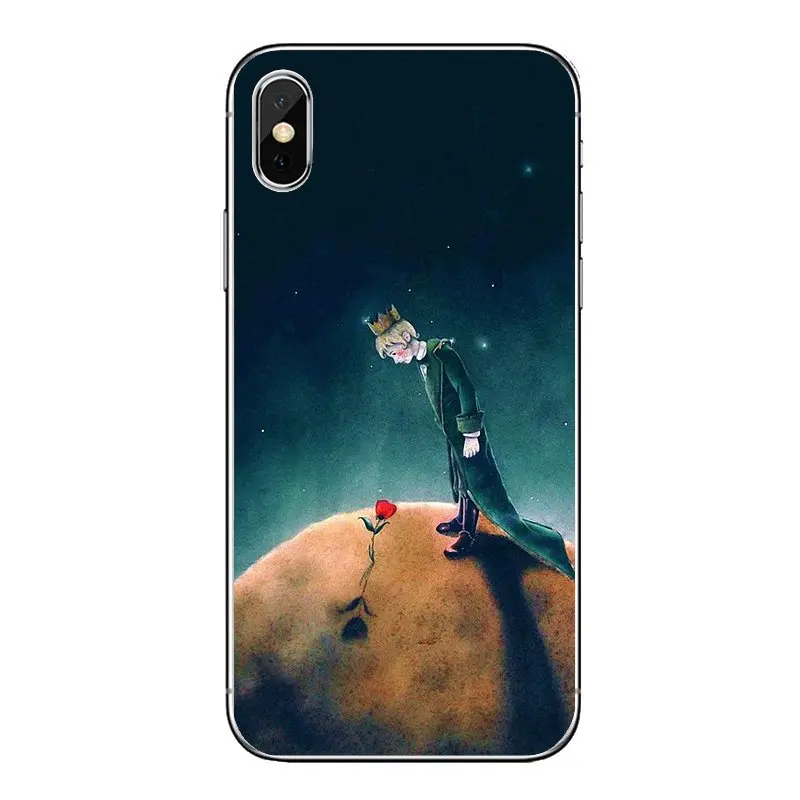 Силиконовый чехол для Samsung Galaxy A5 A6 A7 A8 A9 J4 J5 J7 J8 2017 2018 Plus Prime The Little Prince Night Planet France Art |