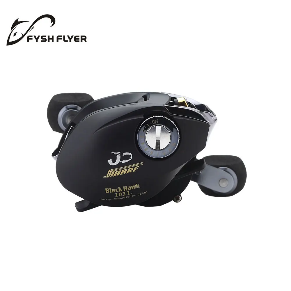 Приманка Reel Black Hawk 103R/L ЧПУ Аль Катушки/Нержавеющая Сталь Высокого Качества 7 + 1 BB