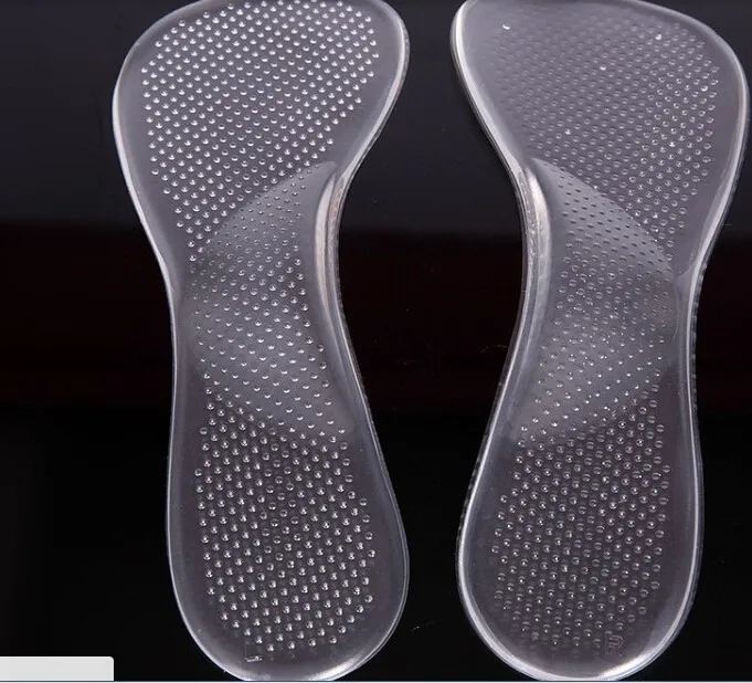 Женские гелевые стельки для ухода за ногами ортопедические на высоком каблуке с