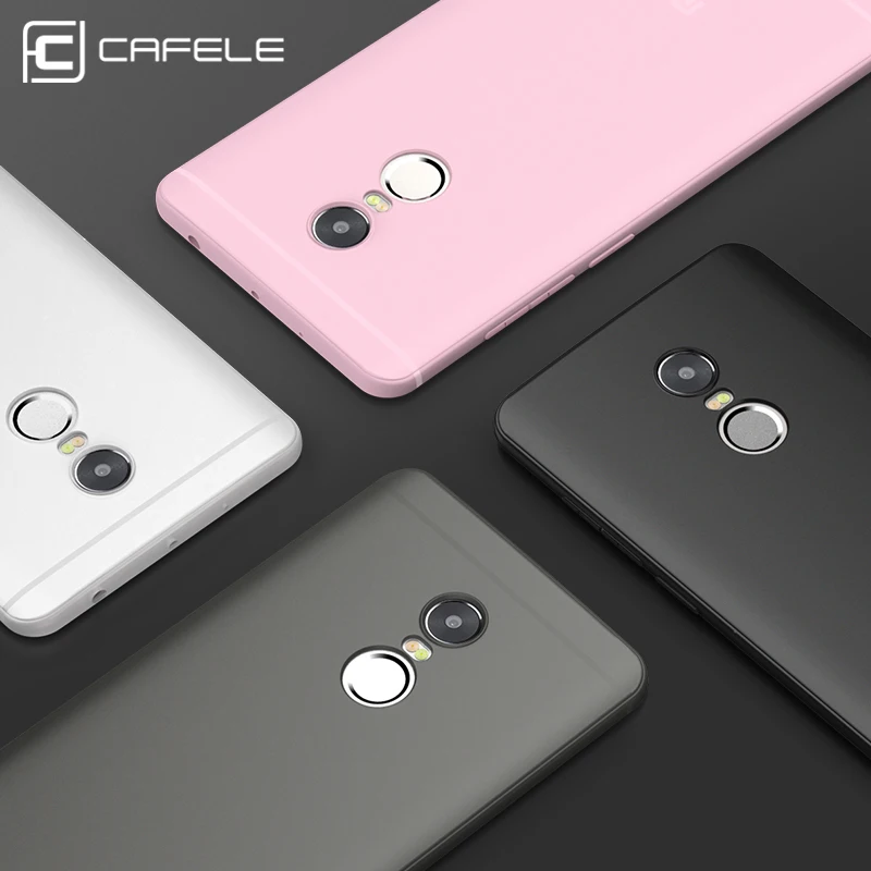 CAFELE Мягкий ТПУ чехол для Xiaomi max2 Redmi Note 4X ультра тонкий противоударный силиконовый