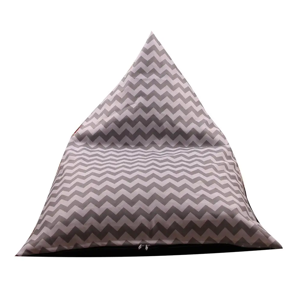 Gray wave Сумка для хранения, большой стул, полосатая сумка, кресло, диван, мягкая игрушка, сумка для хранения, поддержка спины - Цвет: Gray wave