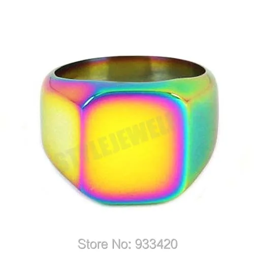 Высокополированное цветное твердое масонское кольцо ювелирное изделие из