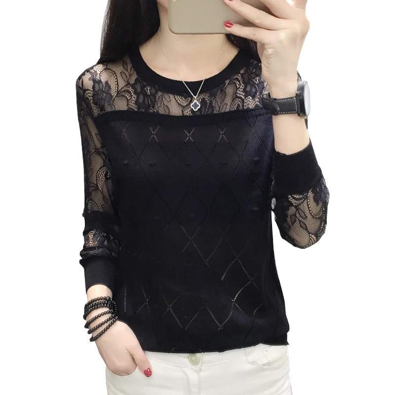 TAJIYANE 2018 Autumn Winter Sweater Women Black Knitted Sweaters Korean Style Pullover Long Sleeve Tops Sueter Mujer ZL228 | Женская