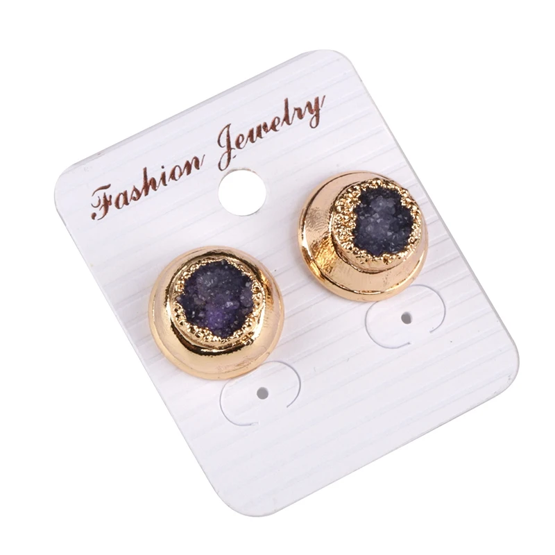 Модные Винтажные серьги гвоздики круглой формы 5 пар для мужчин и женщин