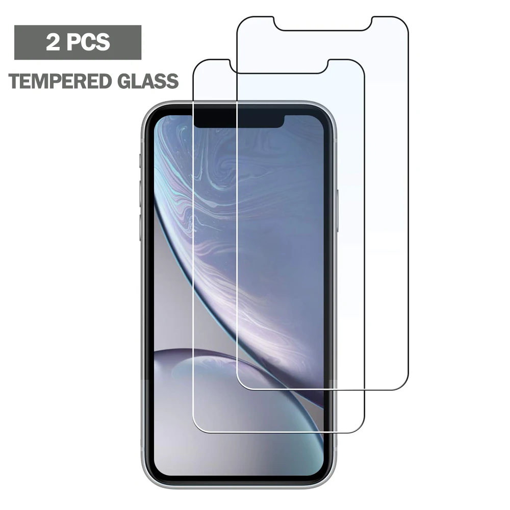 2 шт. Защитное стекло для iPhone 5 5S 5SE 8 7 6 6s PlusTempered экран X XS MAX XR изогнутый край Полный