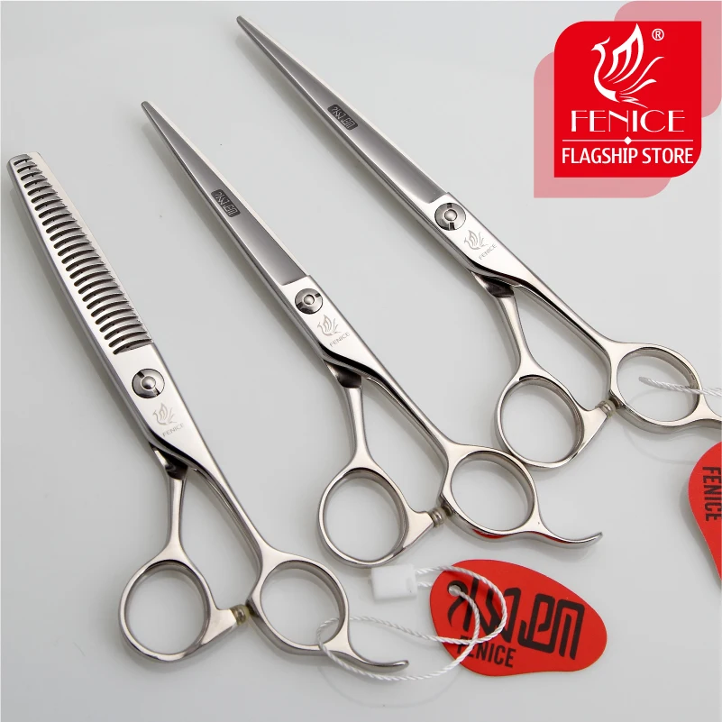Fenice быстрорежущие и филировочные ножницы 5 + 6 0 дюйма или JP440C|thinning shears|cutting scissorstops