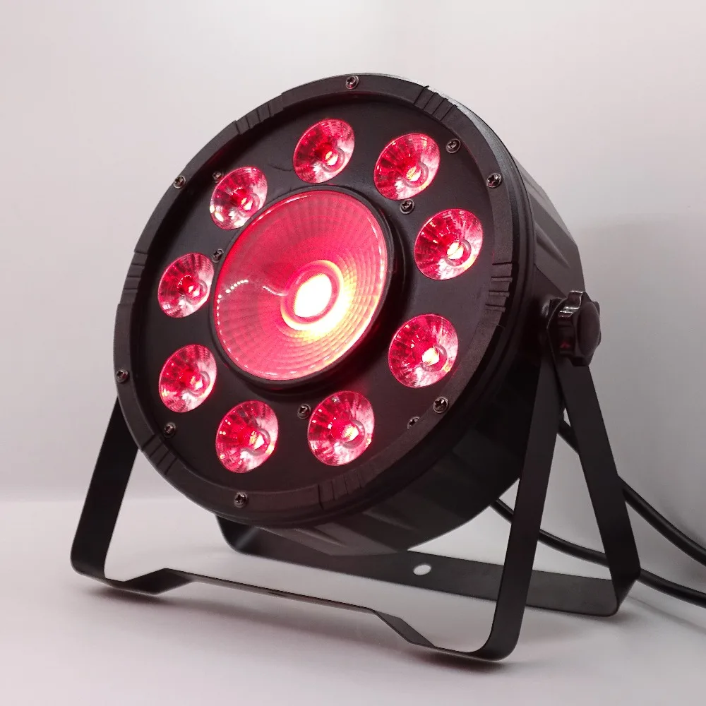 25 градусов 9x10 Вт + 30 Плоские LED Par огни 9*10 RGB 3в1 PAR DMX512 управление Диско Огни