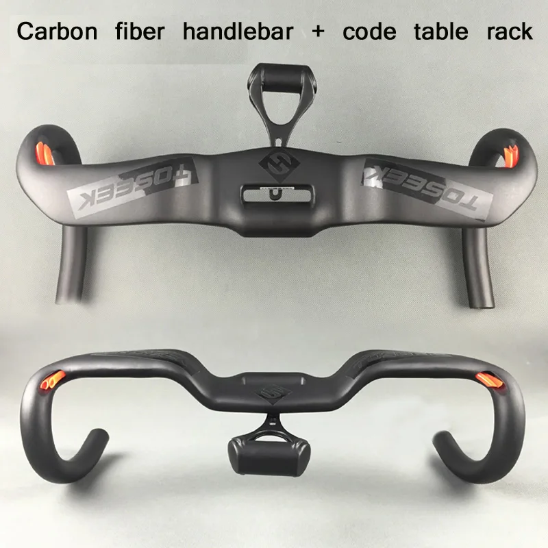 TOSEEK Новый полностью углеродный руль для велосипеда шоссейного