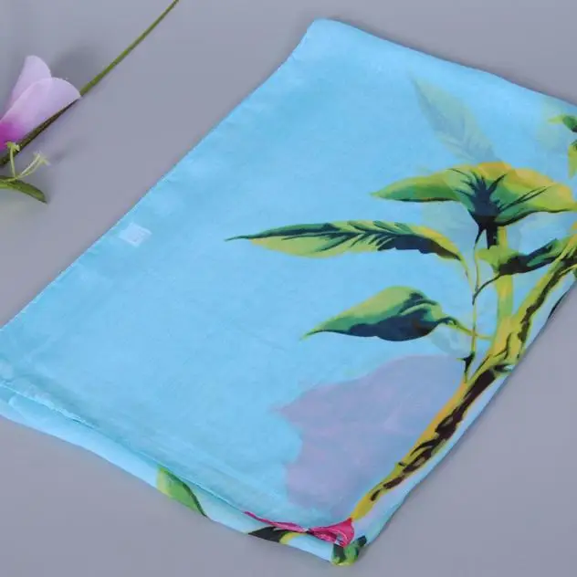 

New high quality Chiffon Fashion lady Rose Long Soft Wrap Scarf Shawl scarves women chiffon Dropshipping W717