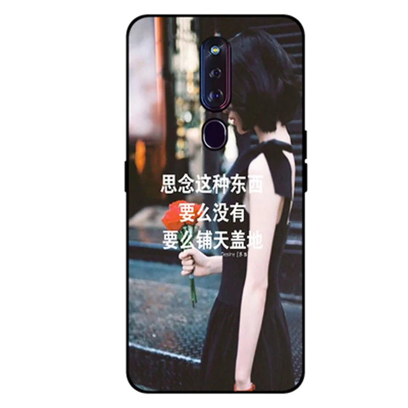 Чехол для OPPO F11 Pro чехол с красивой девушкой силиконовая Мягкая задняя крышка из