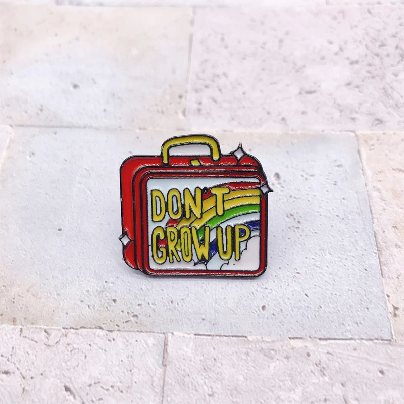 Креативная эмалированная брошь в виде мультяшного бэнто бокса для ланча не расти