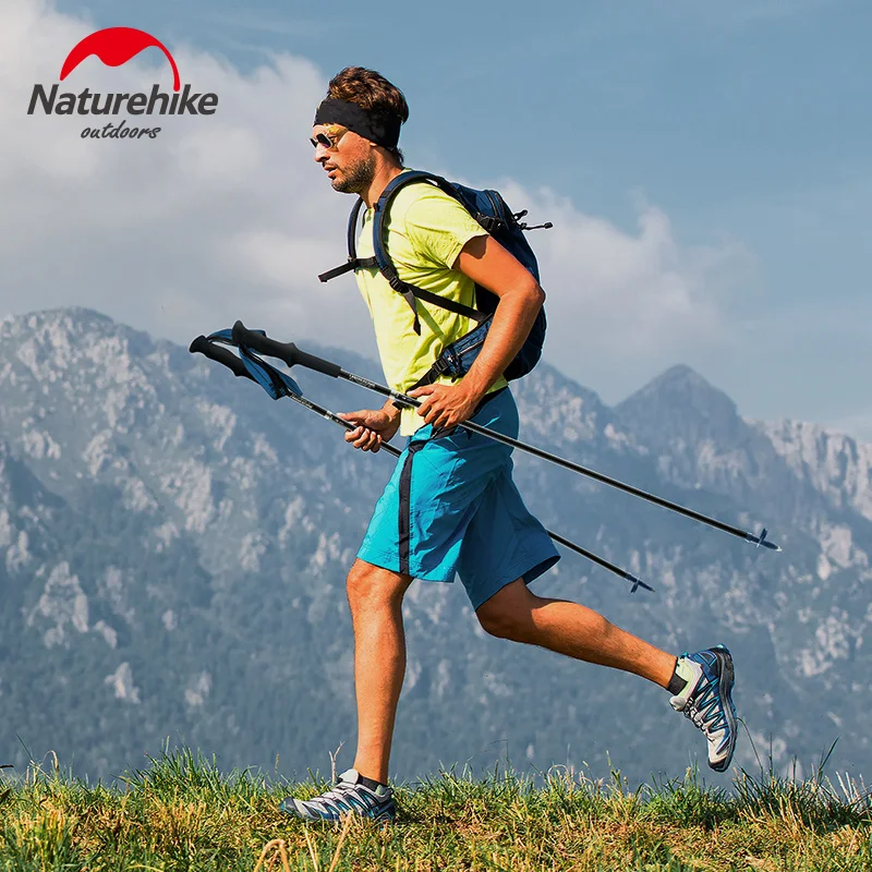 Палки для трекинга Naturehike складные из углеродного волокна палки альпинизма