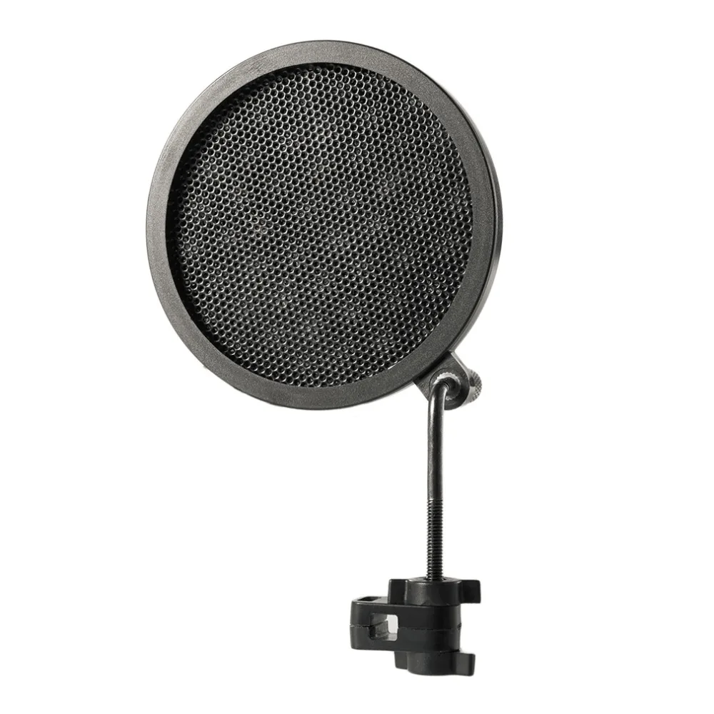 Double Layer Studio Microphone Microfone Mic Wind Screen Filter/ Swivel Mount / Mask Shied For Speaking Recording | Электроника