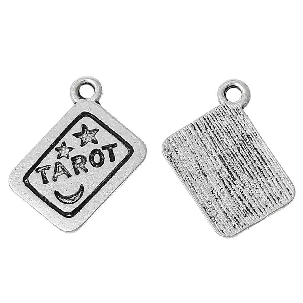 DoreenBeads амулет кулоны прямоугольные резьбовые для подвесок Таро 18 мм x 14 20 шт. |