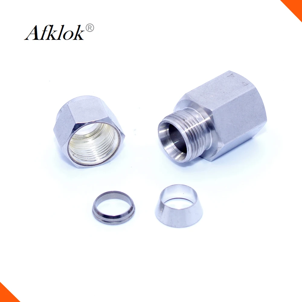 Соединение прямой 3/8 "1/2" гнездо NPT стальные фитинги компрессионные фитинги|pipe