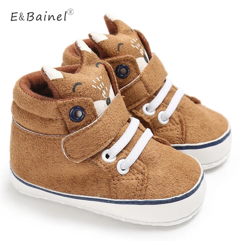 

Autumn Fox Head Baby Shoes Cotton Cloth Anti Slip Crib Shoes First Walkers Infant Toddler Girls Boys Boot Baby Sneaker