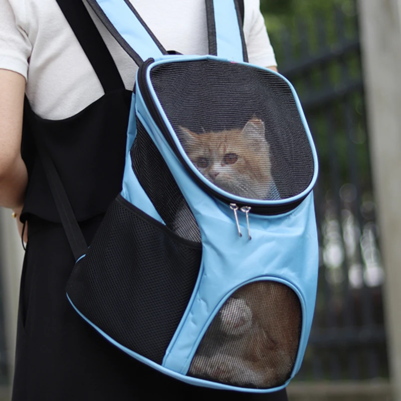 С дышащей сеткой Cat Carrier Рюкзак для кошек отдыха на открытом воздухе кошка