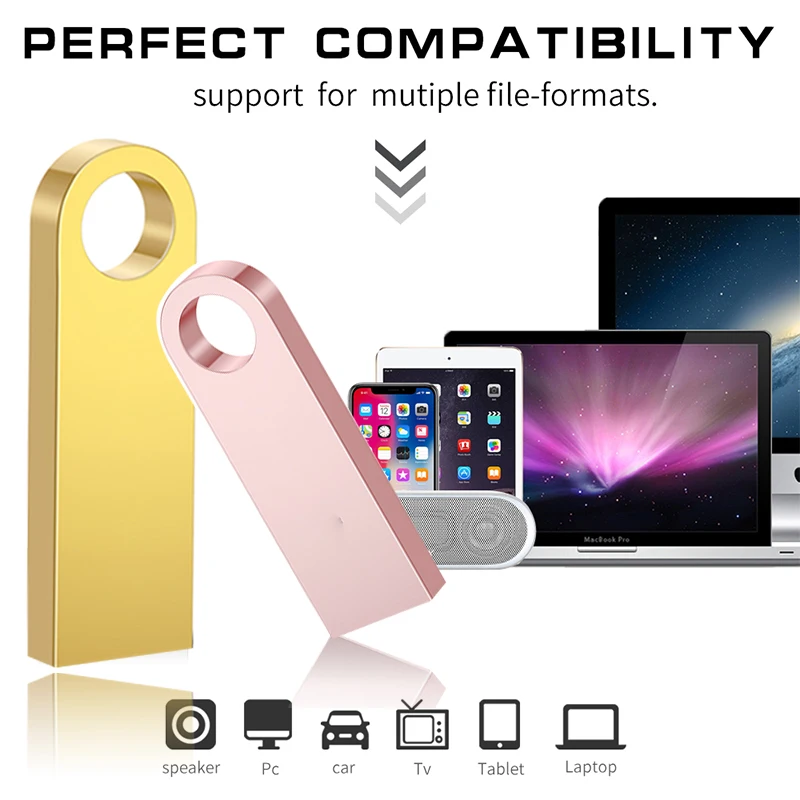 Металлический флеш диск USB 2 0 32 Гб 64 16 128 ГБ 8 Флэшка высокоскоростная накопитель