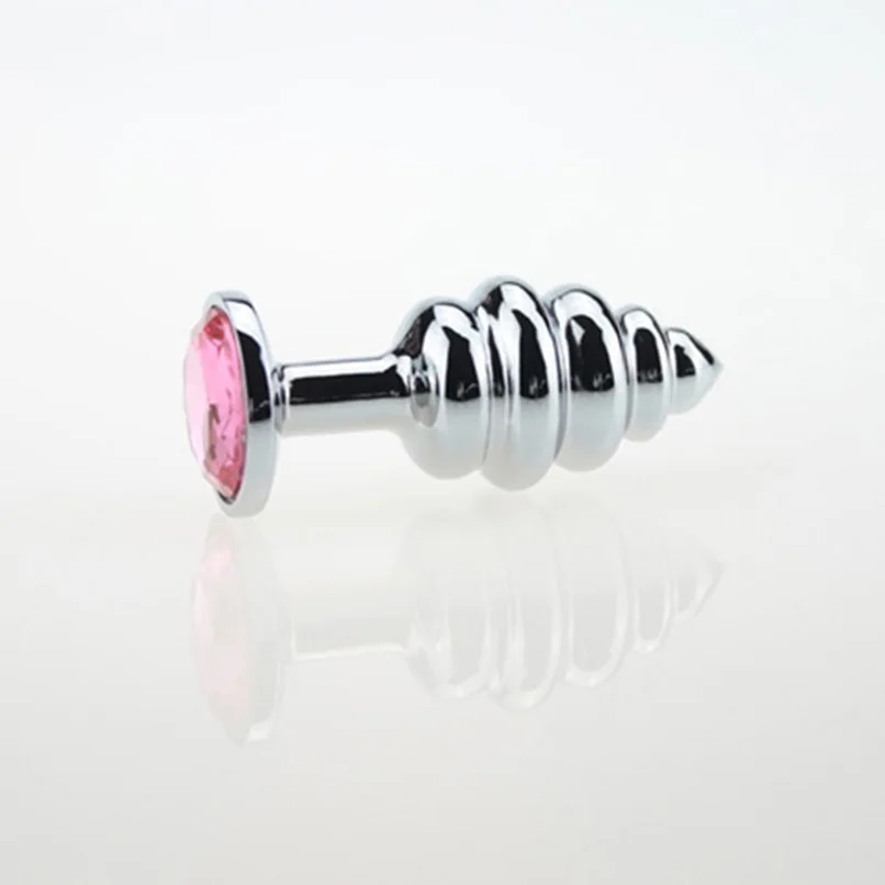 90*40 мм спиральная металлическая Анальная анальная стимуляция игрушка