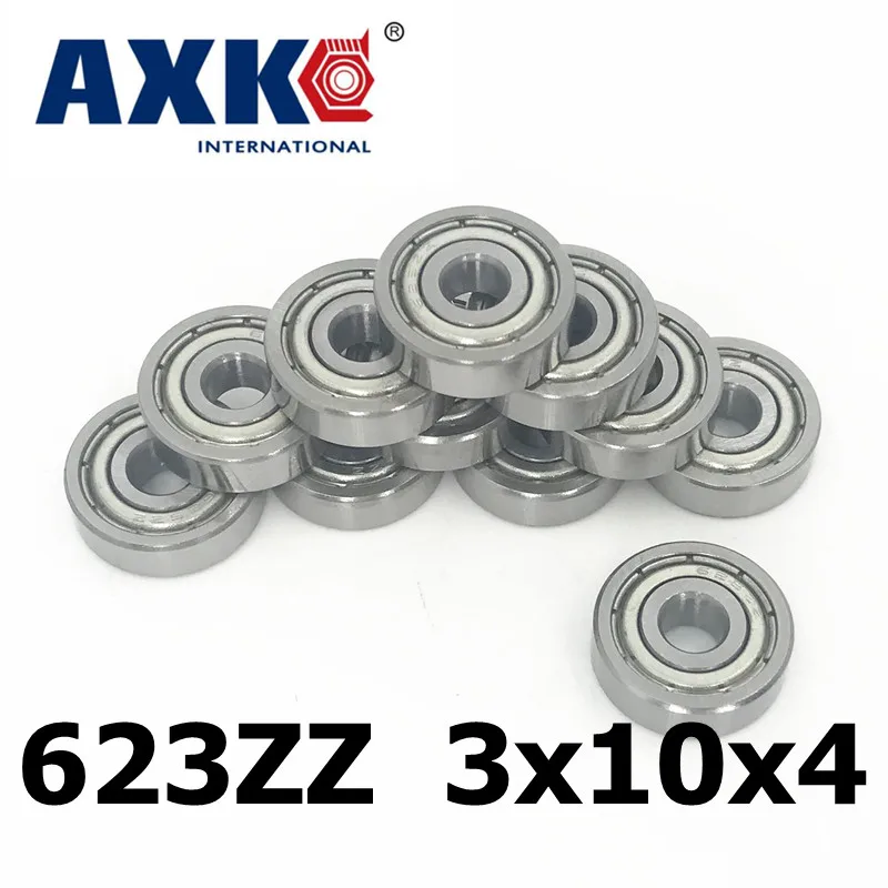 Axk 623zz подшипник Φ 10 шт 3x10x4 мм миниатюрные 623-2z шарикоподшипники 623 Zz Emq Z3v3 качество |