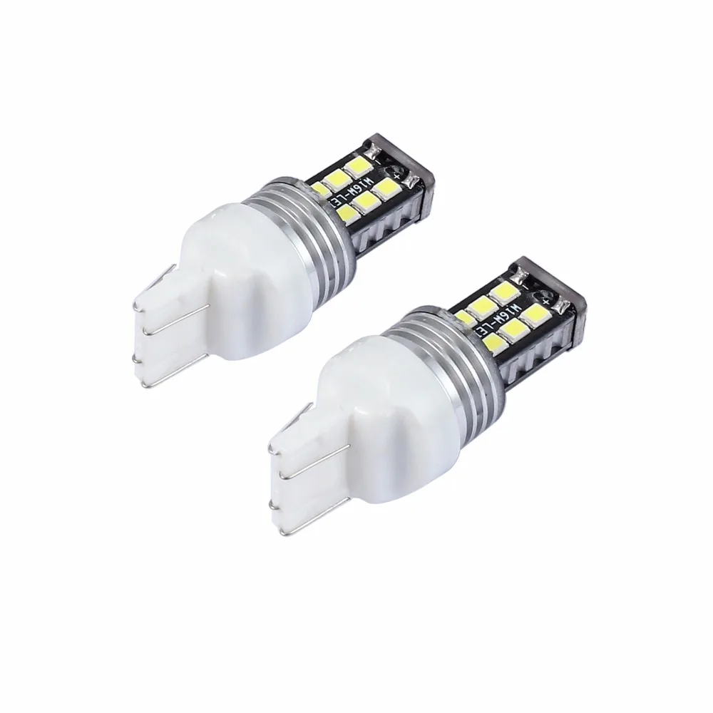 AUTOUTLET 2 шт. SMD 2835 T20 Светодиодные лампочки 7440 7443 15 светодиодов индикатор указатель