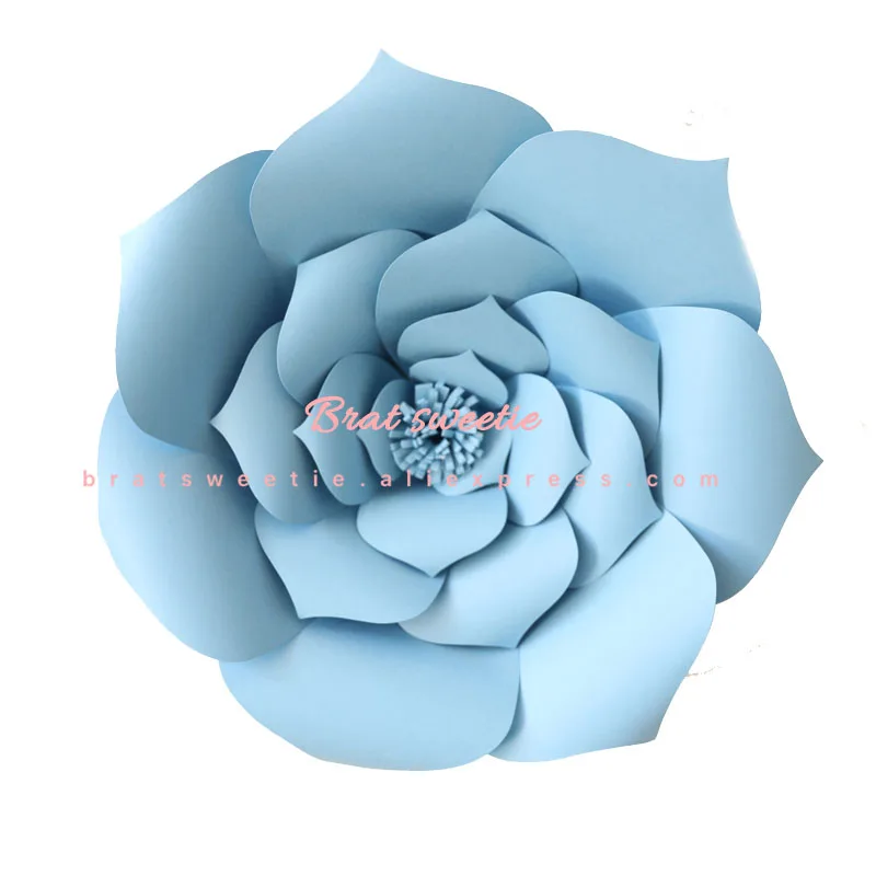s2 dark blue 2 шт./лот 20 см DIY бумажные цветы фоны Декоративные Искусственные цветы Свадебные сувениры День рождения вечеринка украшения дома - Цвет: s2 dark blue