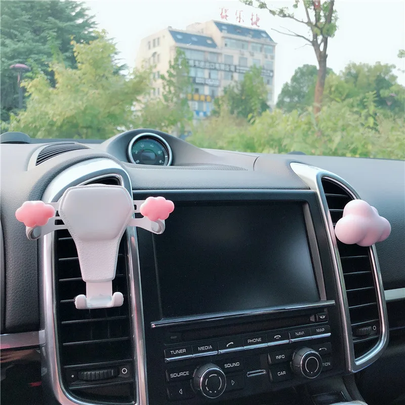 Автомобильные аксессуары Gravity Car Air Vent держатель колыбели подставка для IPhone мобильный телефон gps Противоскользящий автомобильный кулон