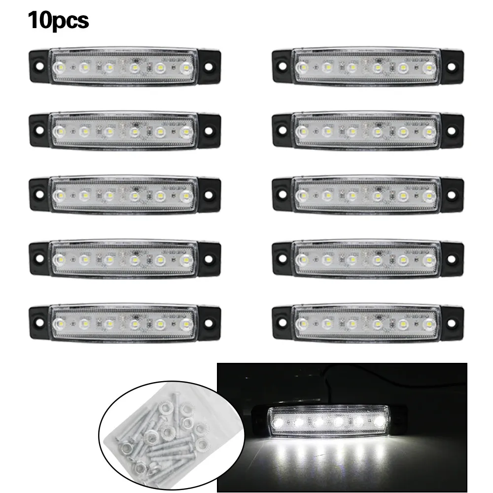 Автомобильный Внешнее освещение постоянного тока светодиодный 12V 24V 6 SMD авто шины